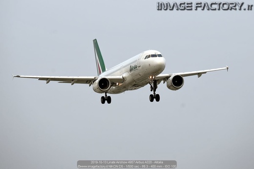 2019-10-13 Linate Airshow 4957 Airbus A320 - Alitalia